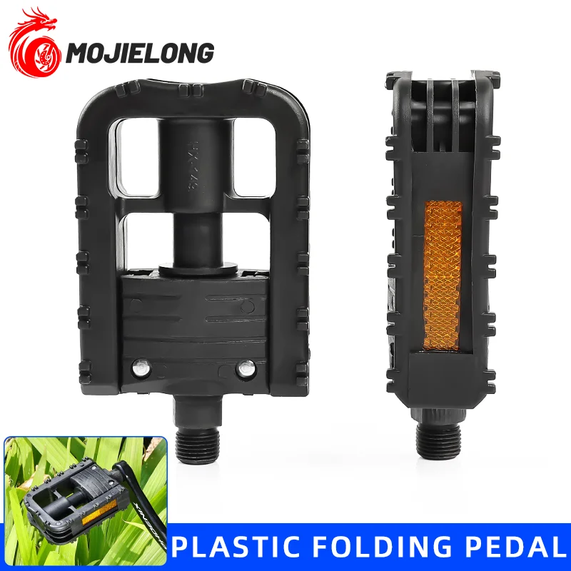 

Universal folding bicycle pedals, pedal stirrups with reflective blades, durable and anti-slip bicycle parts