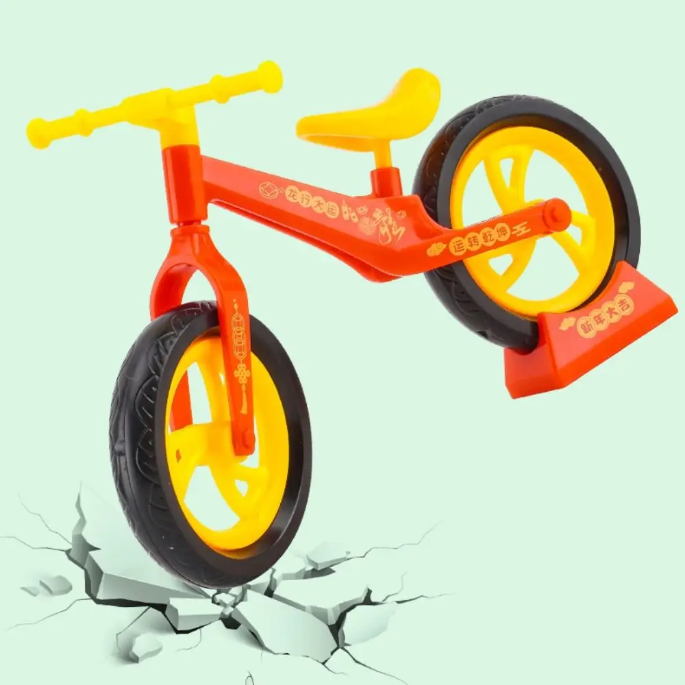 Brinquedos de quebra-cabeça das crianças montado modelo de brinquedo de bicicleta móvel deslizante diy mini bicicleta brinquedos de plástico artesanal educação equilíbrio carro brinquedo