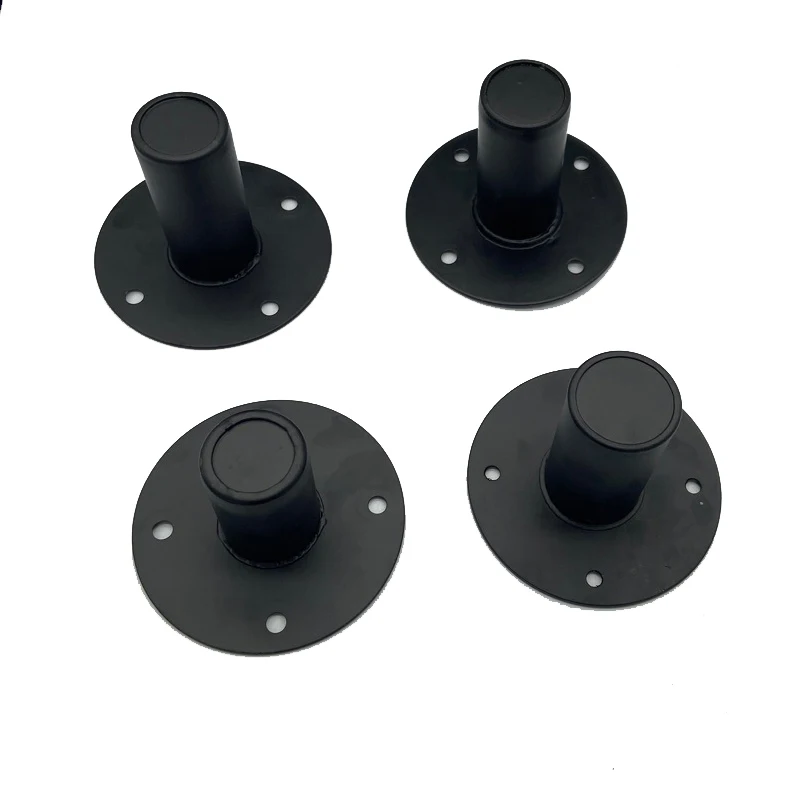 1pcs Speakers Ceiling Metal Holder Stand Bracket Speaker Cone Base Holder Iron Bottom Cabinet Pole Mount Base Vertical