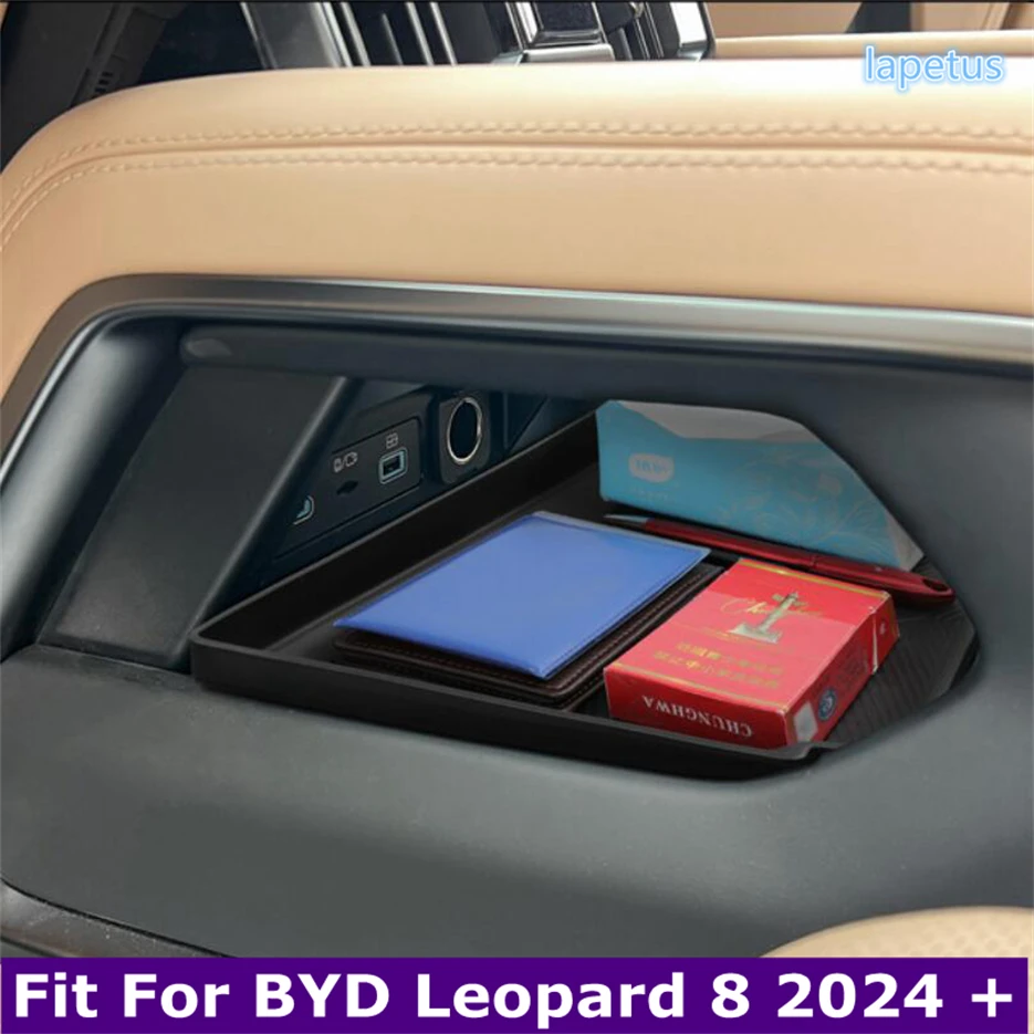 

Central Control Multifunction Container Box Storage Box Phone Tray Accessory Cover For BYD Leopard 8 2024 2025 Car Accessories