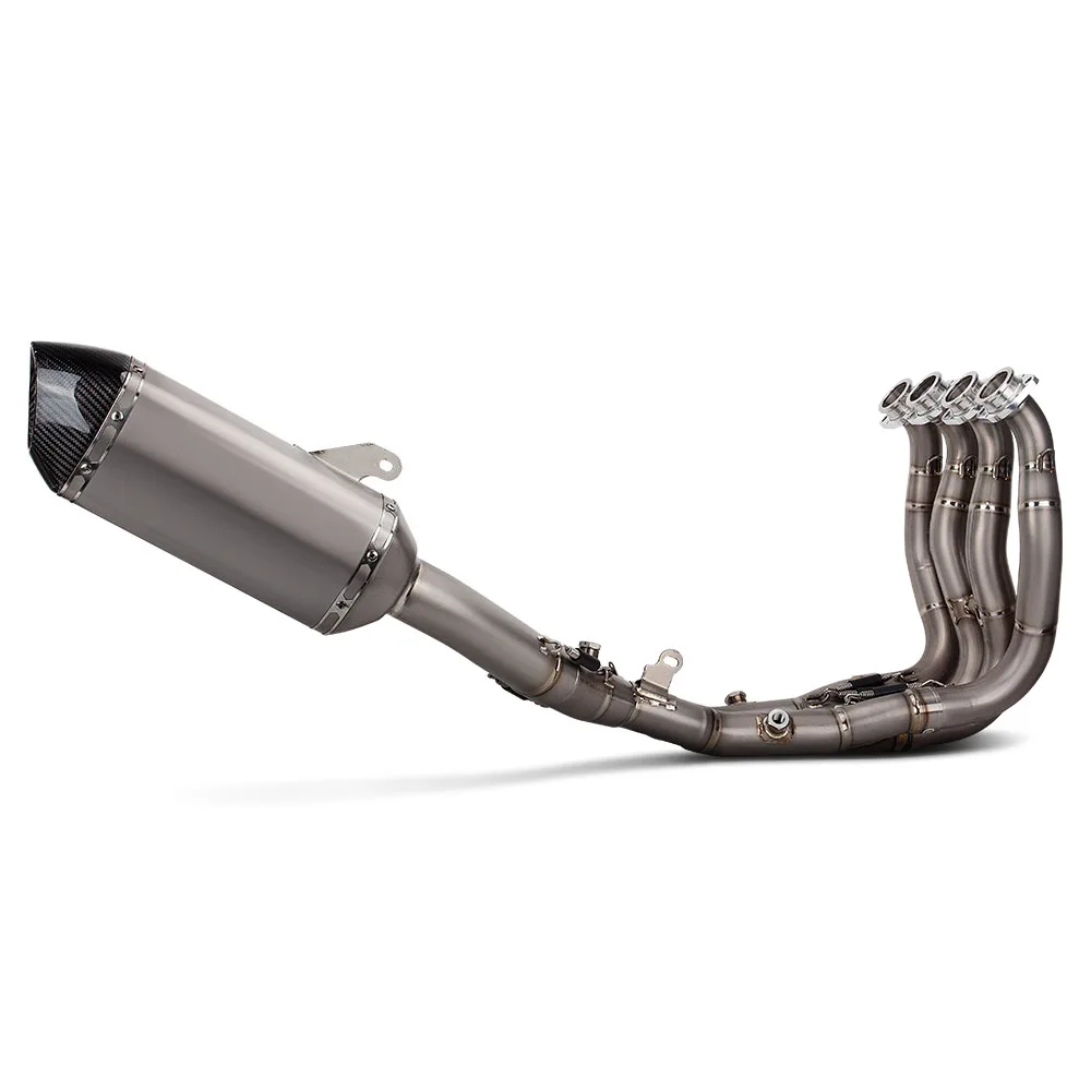 Motorcycle Exhaust Full Titanium System Modify Racing Kit Front Pipe Slip on Line for YZF R1 R1M 2015-2025 High Performance