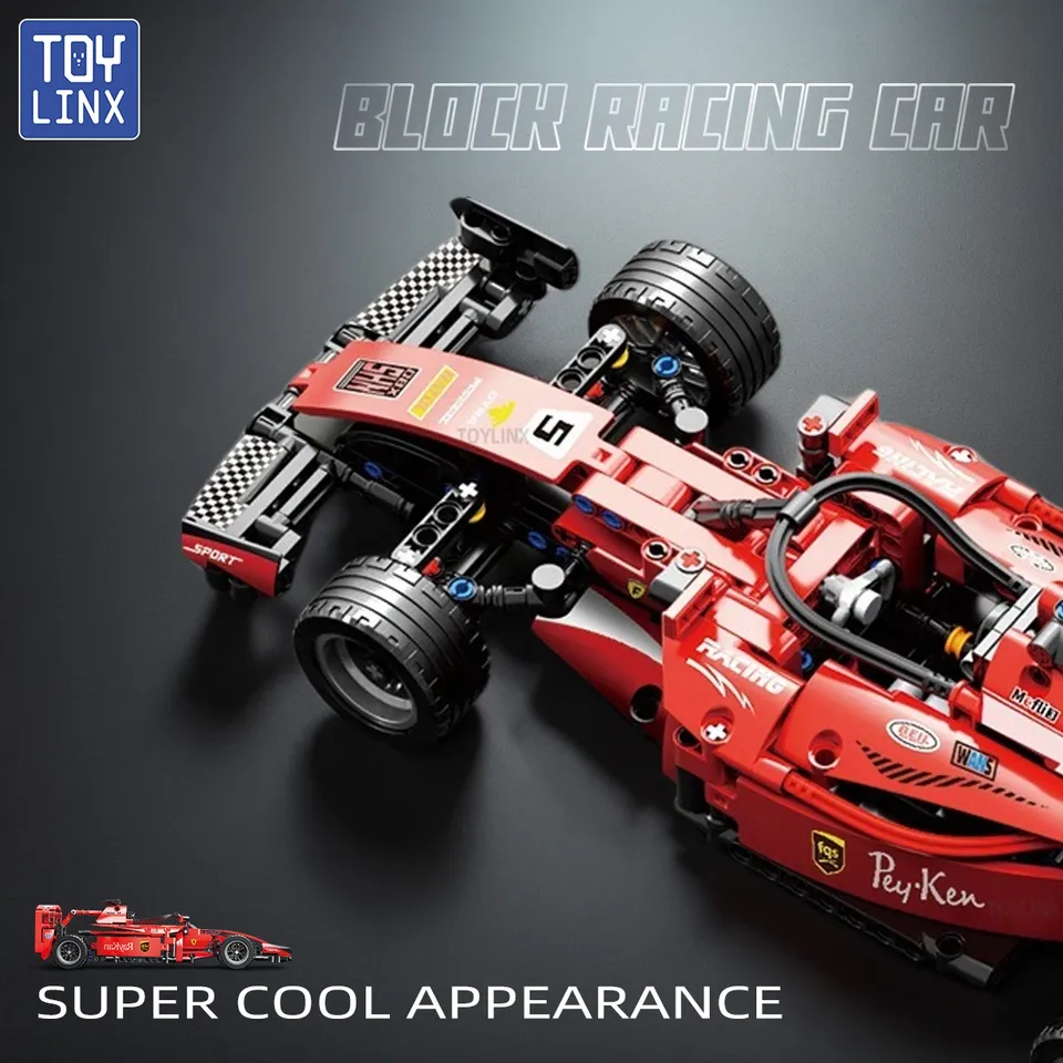  ToylinX Rc Race Cars Building Sets MOC Remote Control Car Building Blocks Cool Collectible Model Car Kits Building Toys 