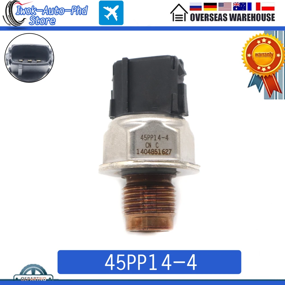 45PP144 New Car Fuel Rail Pressure Sensor Truck Sensor 45PP14 4 For Mazda Parts 45PP144