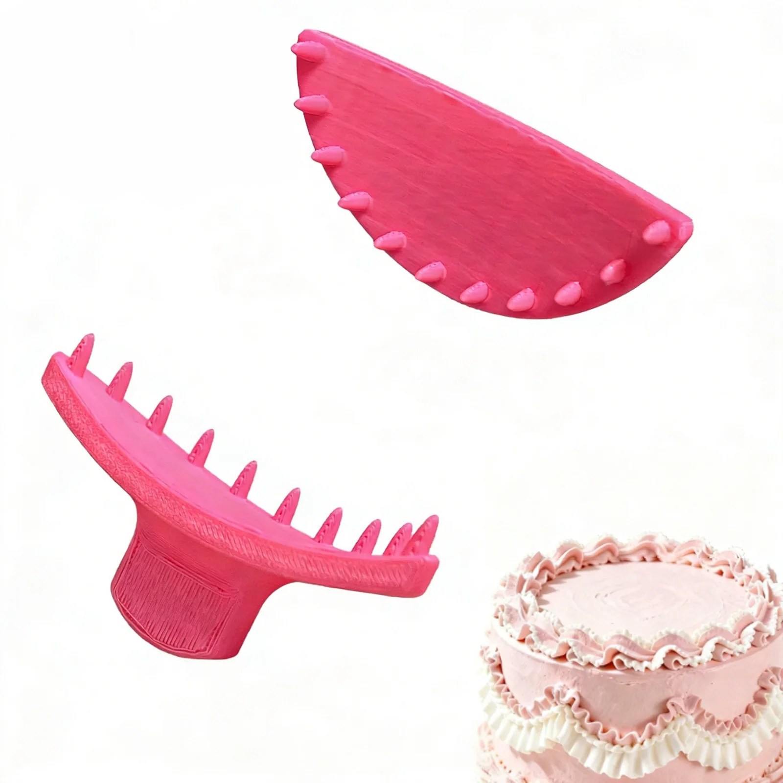 2Pcs Cake Arch Guide Tool Baking Piping Stencil Cake Decorating Tools For Beginner Decorating Baking Home Bakery Pastry Shop