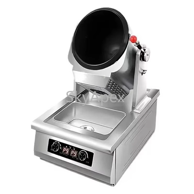 

Коммерческий автоматический интеллектуальный робот-кухня для приготовления жареного риса и других блюд, с функцией варки, простой в управлении, высокой мощности, энергосберегающий