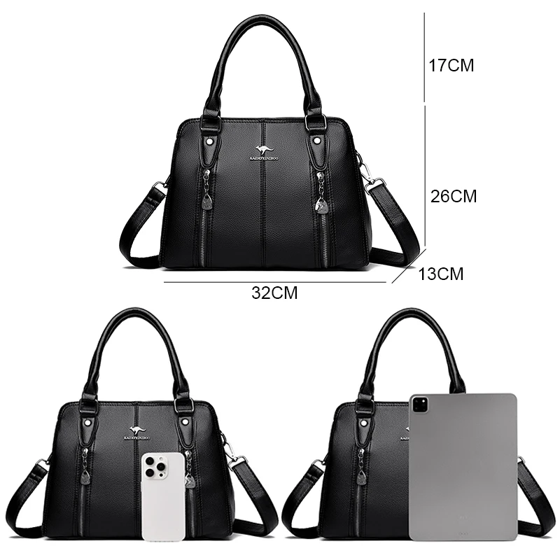 Luxury Handbags Woman Bags Designer Big Shoulder Bags for Women\'s 2024 Trendy Large Capacity Ladies Leather Hand Casual Tote Bag