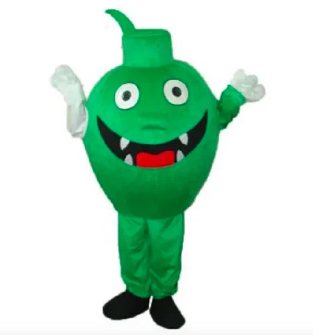 

New Adult Halloween Christmas Big Mouth Green Monster Fancy Dress Cartoon Mascot Costume Plush Fancy Dress Mascot Costume