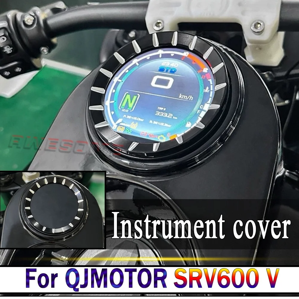 Instrument Cover For QJMOTOR SRV 600 V Speedometer Bezel Trim Ring