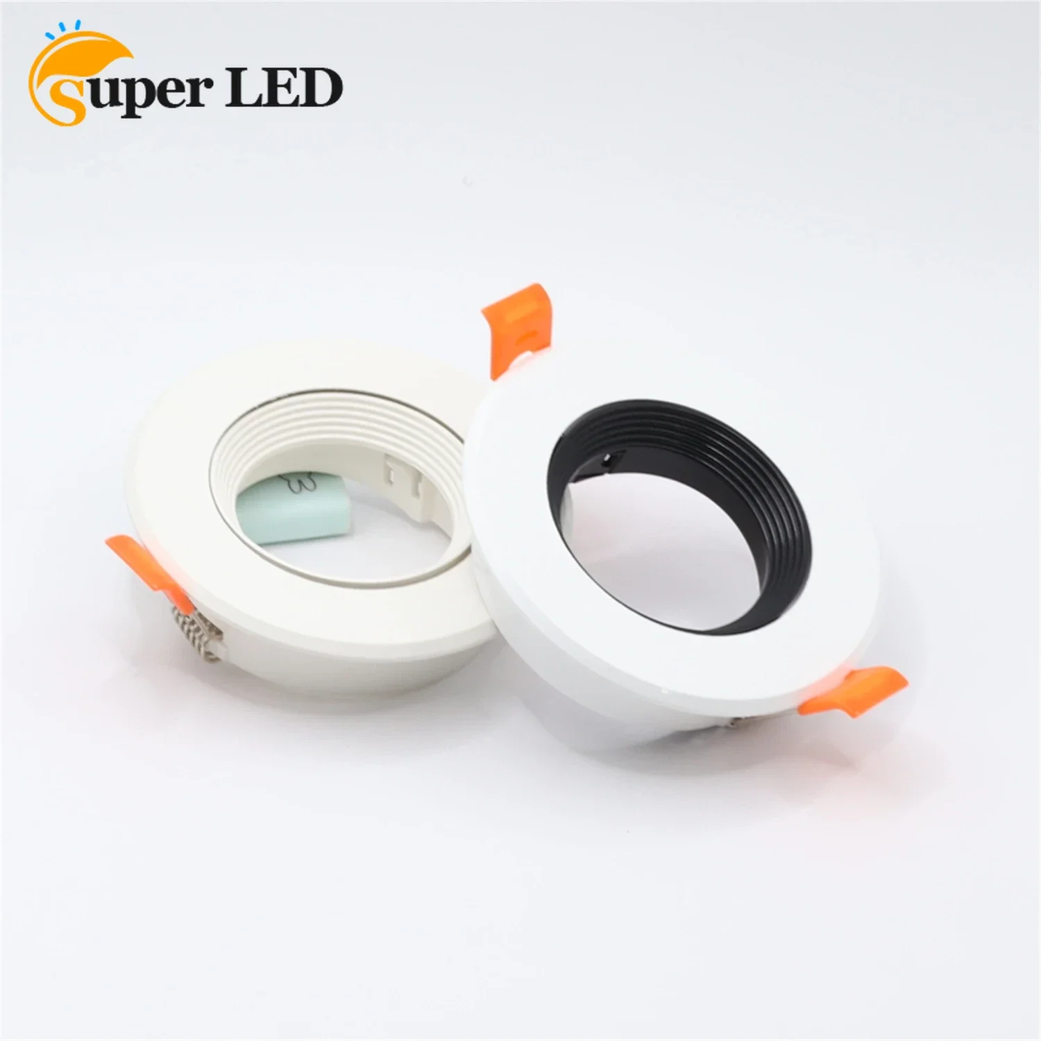 Quadro De Refletor De Superfície LED Montagem Do Globo Ocular Suporte GU10 1 Cabeça Downlight Caixa De Plástico Branco Preto, Alta Qualidade, Alta Qualidade