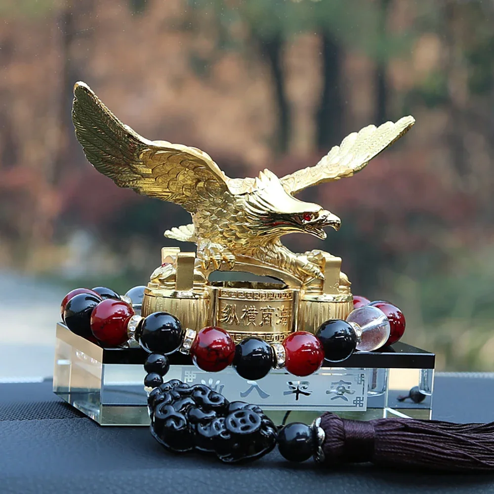 Car Freshener Zinc Alloy Eagle Perfume Seat Luxury Automotive Interior Fragrance Smell Diffuser Home Odor Remover Air Purifier