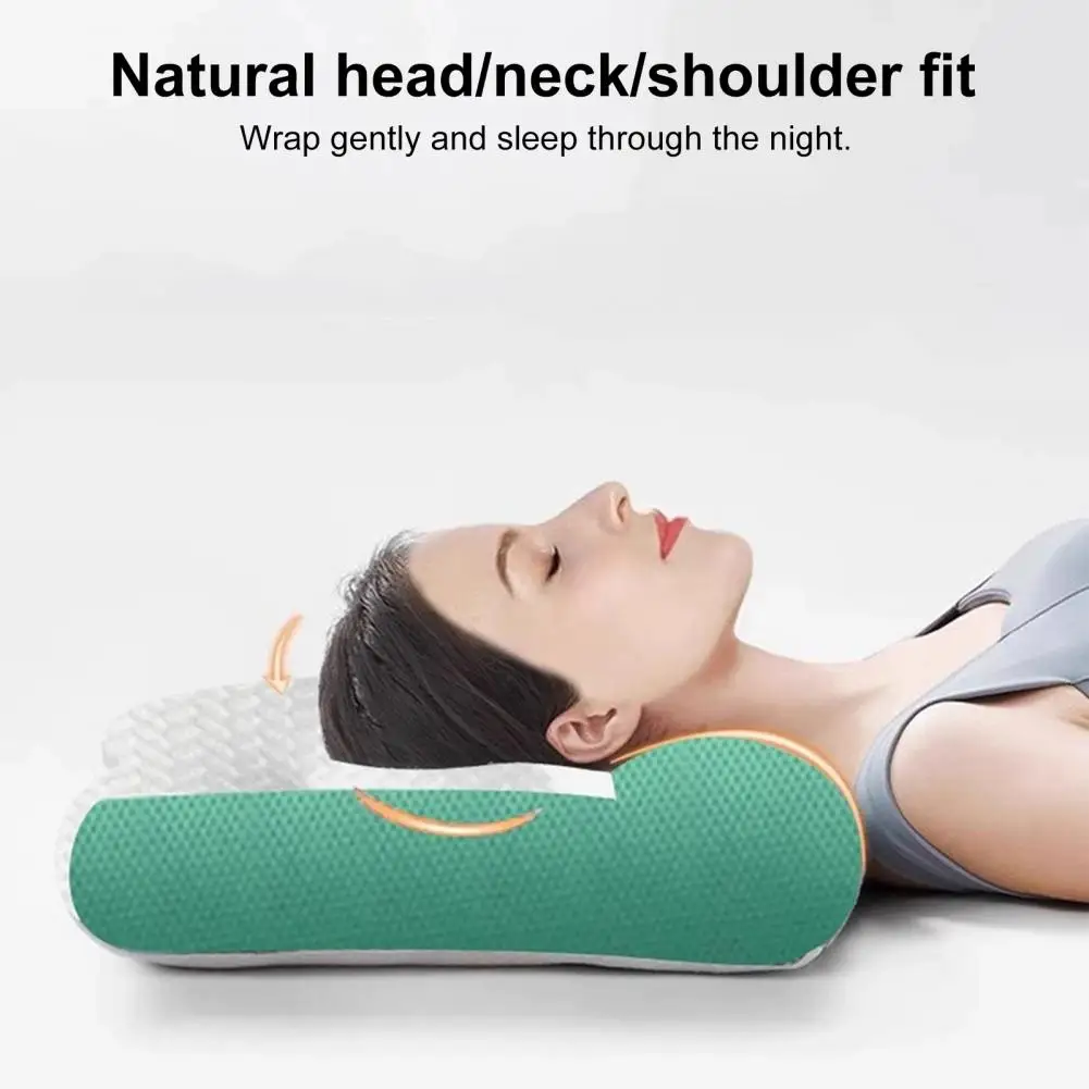 Mobile Phone User Comfort Pillow Adjustable Neck Support Down Pillow Neck Pain Relief Pillow for Side for Circulation for Sleep