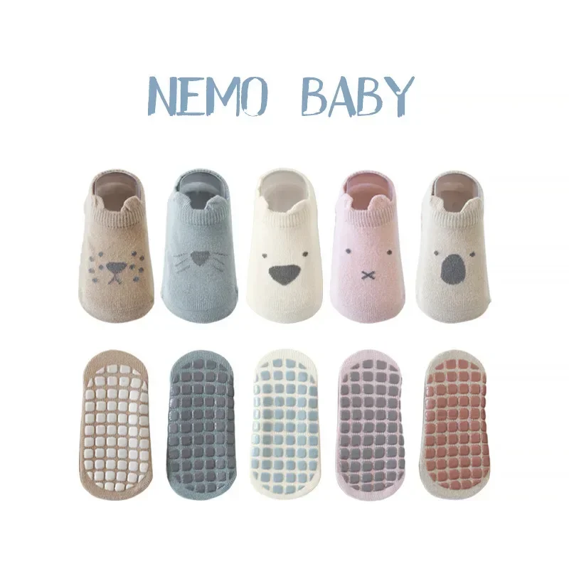 

Children Baby Cotton Socks Shoes Non-slip Infant Walk Socks Shoes Floor Casual Toddler Anti-slip Sock Boys Girls Walker Socks