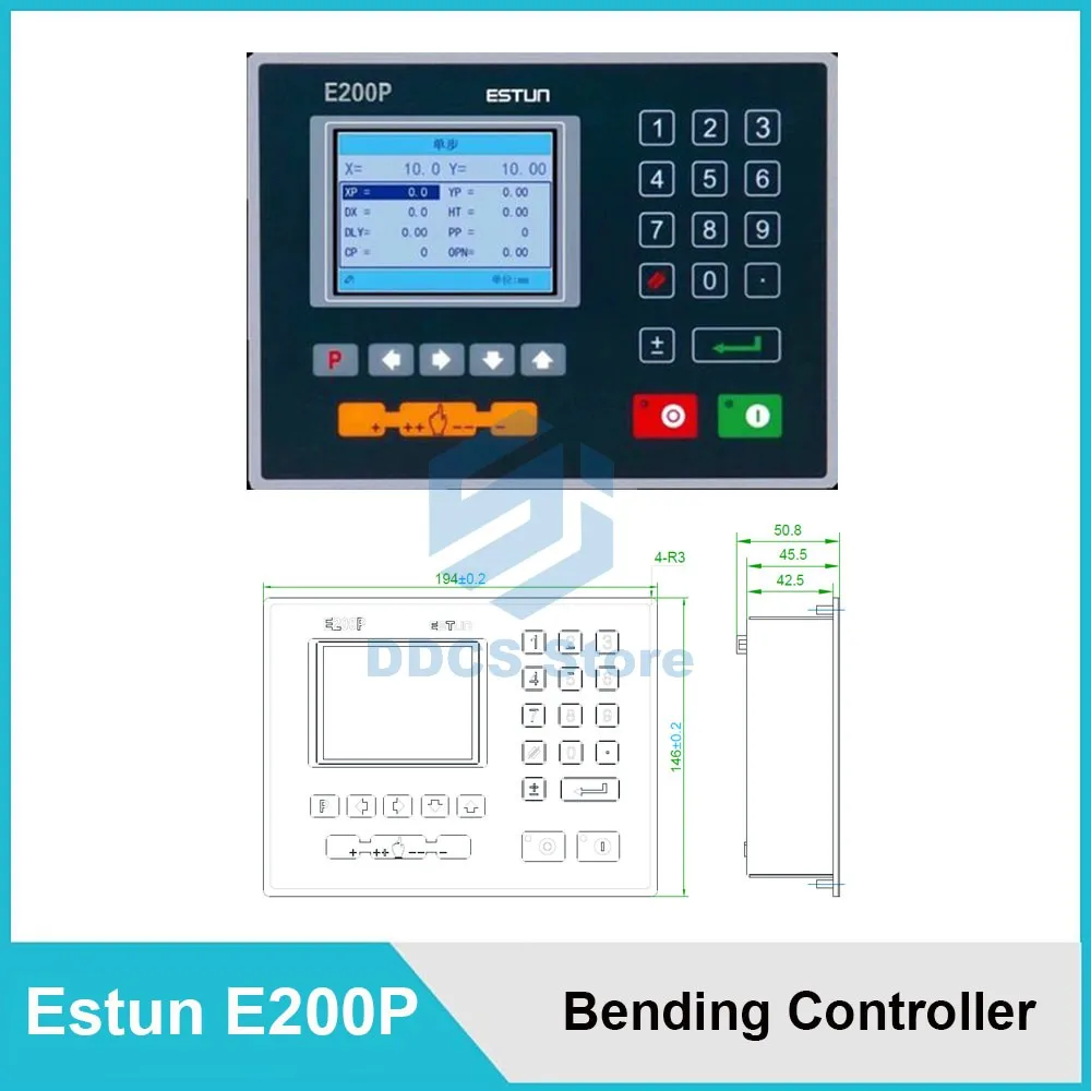 

Free Shipping! Estun E200P Bending Controller Folding Press Brake Bending Machine Control System