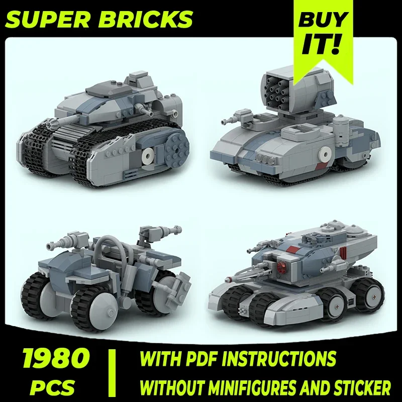 Space Military Weapon Model Moc Building Bricks Empire Light Tank Technology Modular Blocks Gift Christmas Toy DIY Sets Assembly