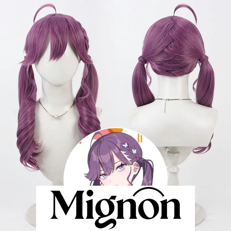 

The Idolmaster Gakuin Kayo Rinha cosplay wig twin braids Halloween gift