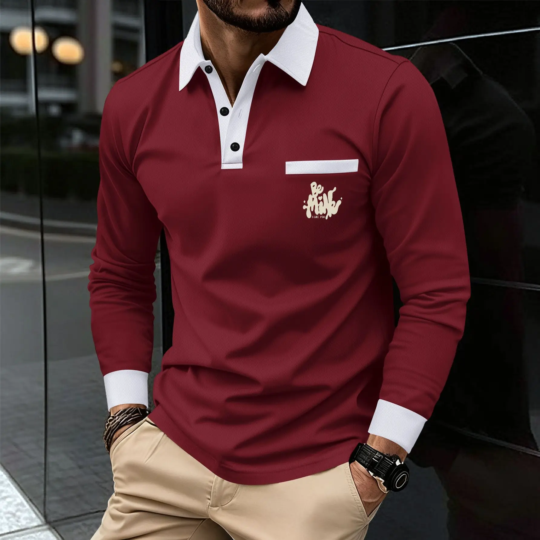 

Be Milk Whimsical Design with Heart & 'I LIKE YOU' Phrase Creamy White Text on Black Background