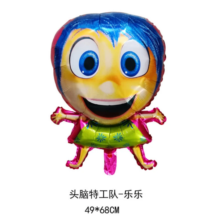 Disney Inside Out 2 Movie Balloons Cartoon Aluminum Film Balloon Kids Birthday Party Decorations Baby Shower Supplies Gifts Toys