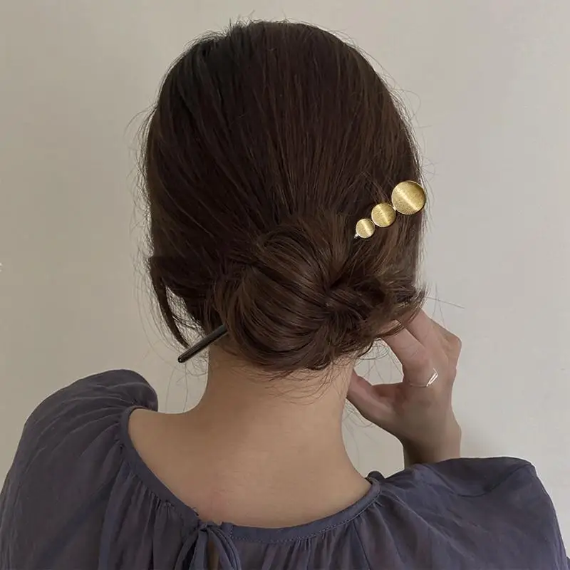 

N7YE Simple Versatile Plastic Hair Sticks Headdress Trendy Straight Large Hairpin for Women Vacation Hair Accessories
