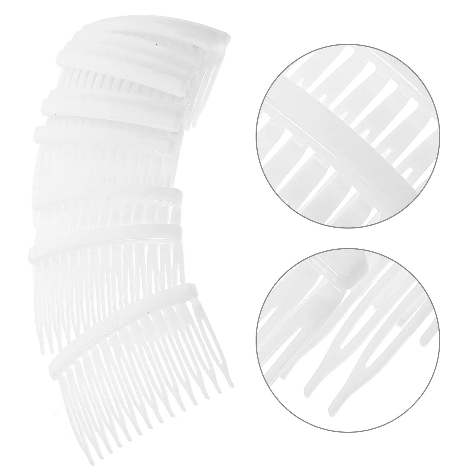 

50Pcs Children Hair Side Combs 14 Teeth French Twist Clips Secure Updo Pins for Toddlers Girls Wedding Veil Bridal Hair