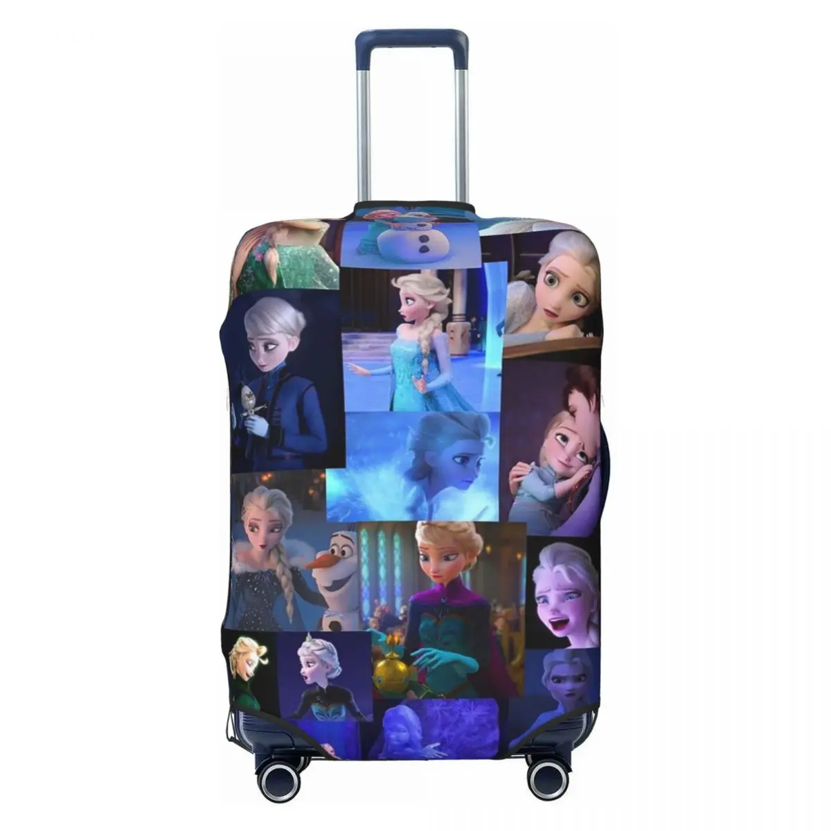 

Custom Frozen Princess Elsa Luggage Cover Protector Funny Cartoon Travel Suitcase Protective Cover for 18-32 Inch