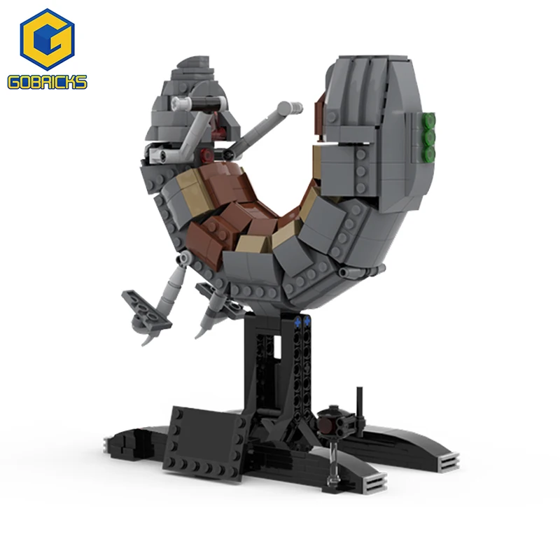Gobricks MOC Interstellars Movie Flying Motorcycle Building Blocks kit Maulss Speeder Bike Model Toys Bricks Kids Birthday Gift