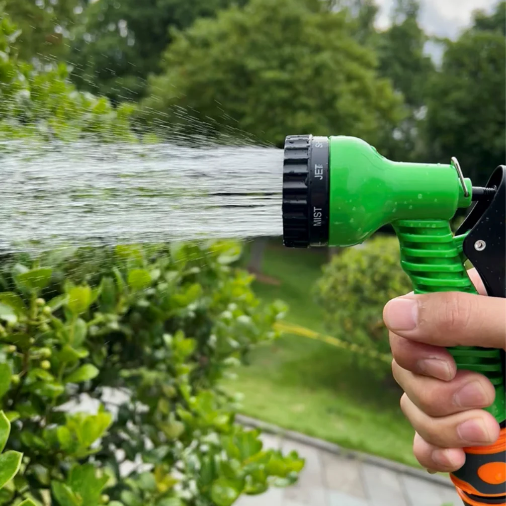 7 Modes High Pressure Water Gun Car Wash Garden Adjustable Nozzle Multifunction Hose Watering Sprayer Irrigation Cleaning Tool