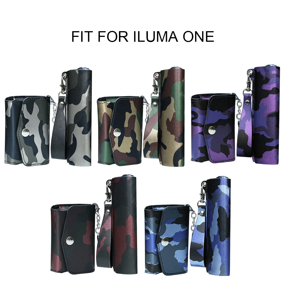 5  Color Camouflage Style Case and Cigarettes Storage Holder for IQOS ILUMA ONE Easy Take-away Portable Set Bag for ONE