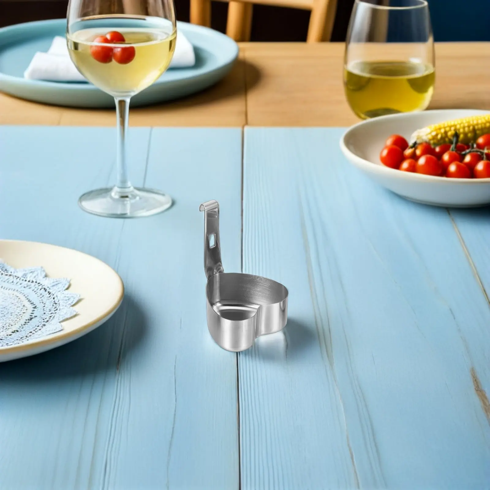 3Pcs Egg Poacher Mold Stainless Steel Heart Flower Round Shapes Nonstick Poached Egg Cups Air Fryer Pan Steamer Breakfast Tool
