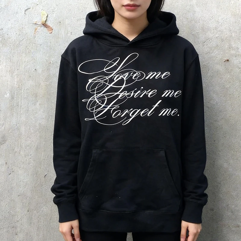 American street commuting dopamina feminino bolso hoodies vintage hip hop casaco simples carta impressão casual manga comprida pulôver