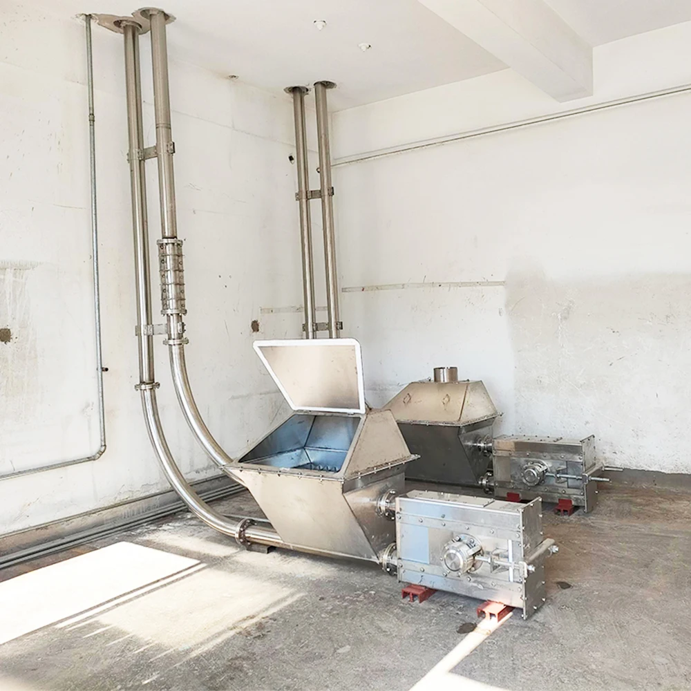 Customized Stainless Steel Tube Chain Conveyors Are Suitable For Grain, Fertilizer, And Feed Transportation In Space-Saving