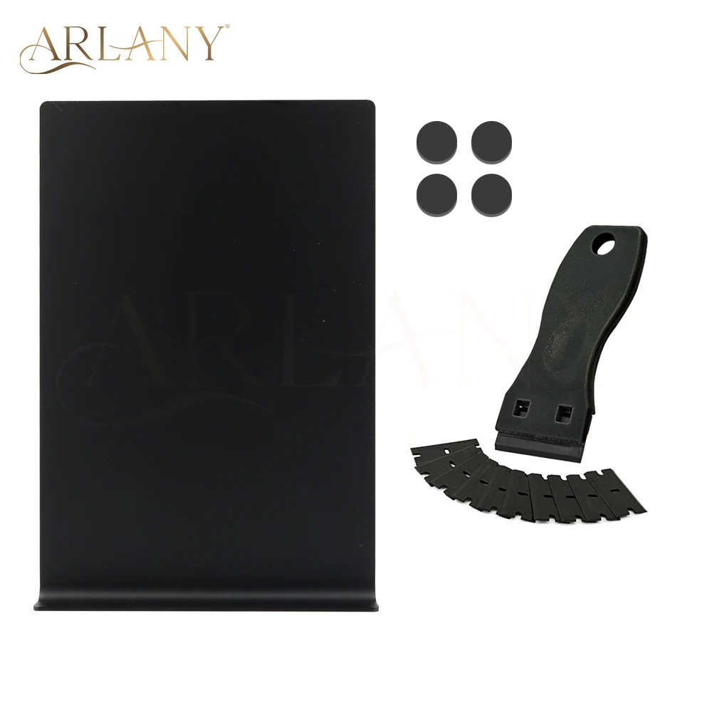 

ARLANY Hair Extension Tape Remover Kit for Tape In Extensions Plastic Scraper Tape Remover Board Acrylic Operation Board