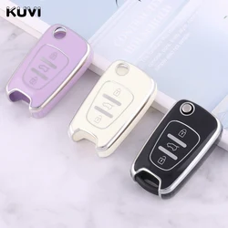 TPU Car Key Case Cover For Hyundai I20 I30 Ix20 Ix35 Elantra Accent for Kia Sportage Rio 3 Soul Optima Ceed Pro K5 K2 Keychain