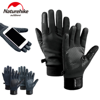 Naturehike Sports Gloves Winter Tactical Glove Antiskid Touch Screen Waterproof Warm Cycling Gloves Outdoor Hiking Bike Moto