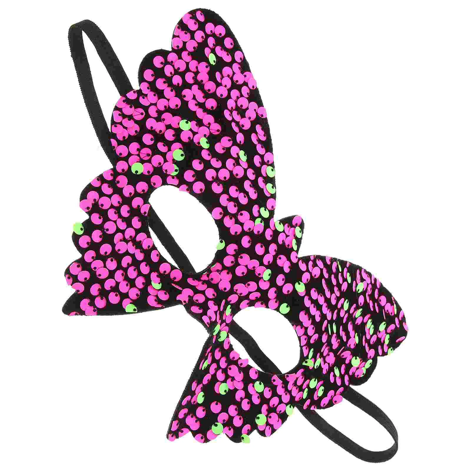 

Eye Mask Masquerade Butterfly Face for Women Beautiful Rosy Halloween Cosplay Masks Man