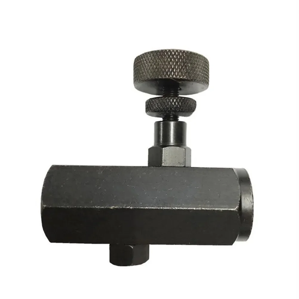 For Hydraulic Systems Throttle Valve Industrial Hydraulic Applications Black PT Thread One-way Flow Flow Rates 12 20 30 48