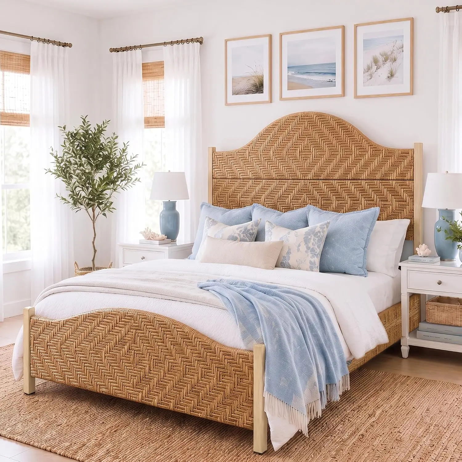 Queen Size Bed Frame 56.7