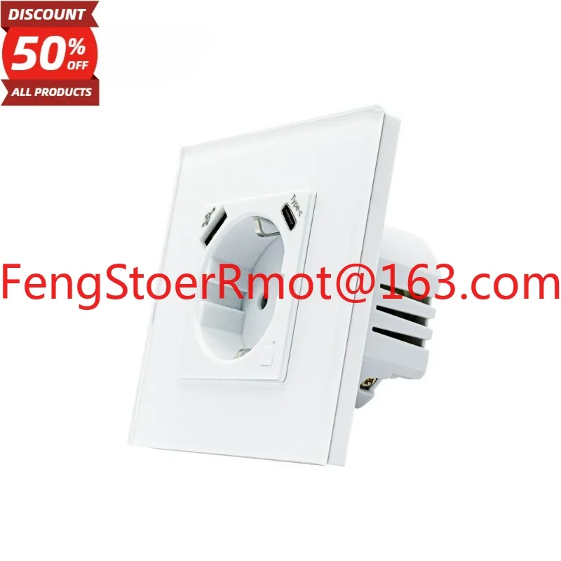 Type 86 smart socket   German socket fast charging PD20W metering