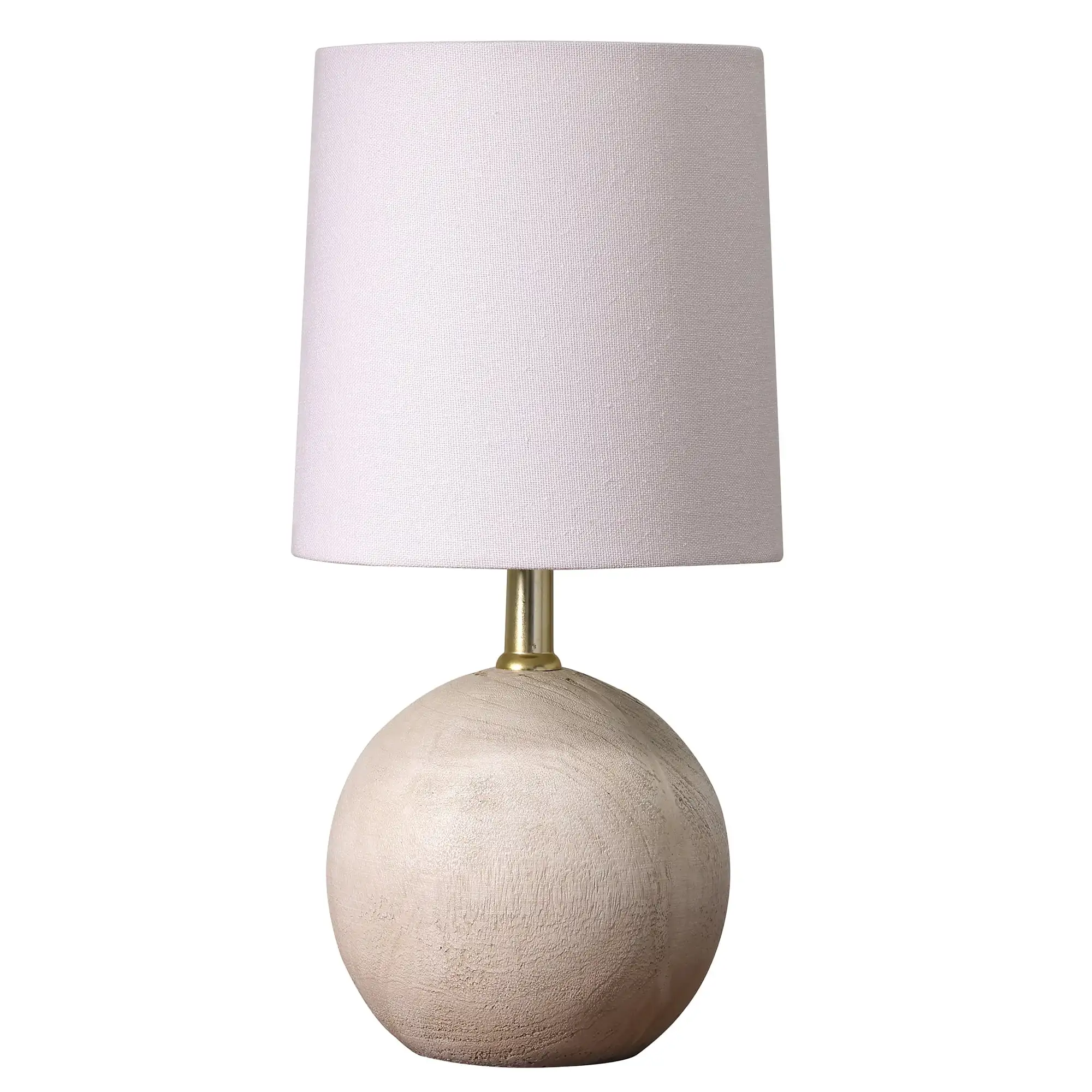 

Mini Ball Base Table Lamp, 12.75 H