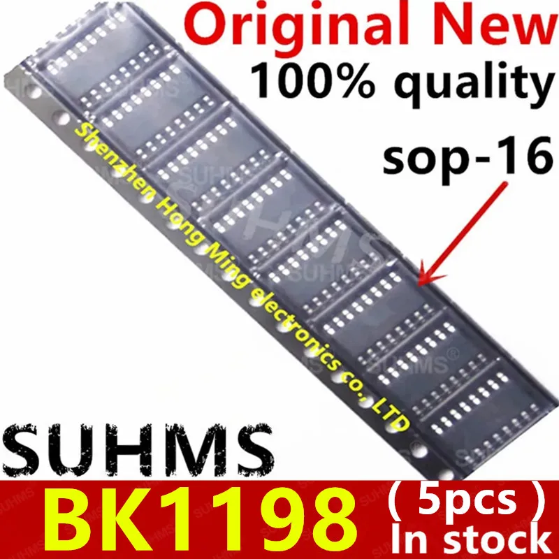 (5 sztuk) 100% nowy chipset BK1198 sop-16