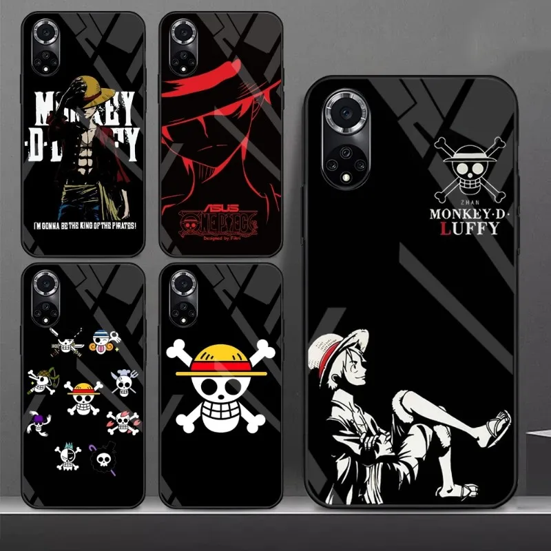 Anime O-nes P-iece Phone Case For Samsung A 54 14 34 52 70 71 72 81 91 E S 33 20 S 12 10 21 22 13 30 31 32 40 42 50 51 Glass