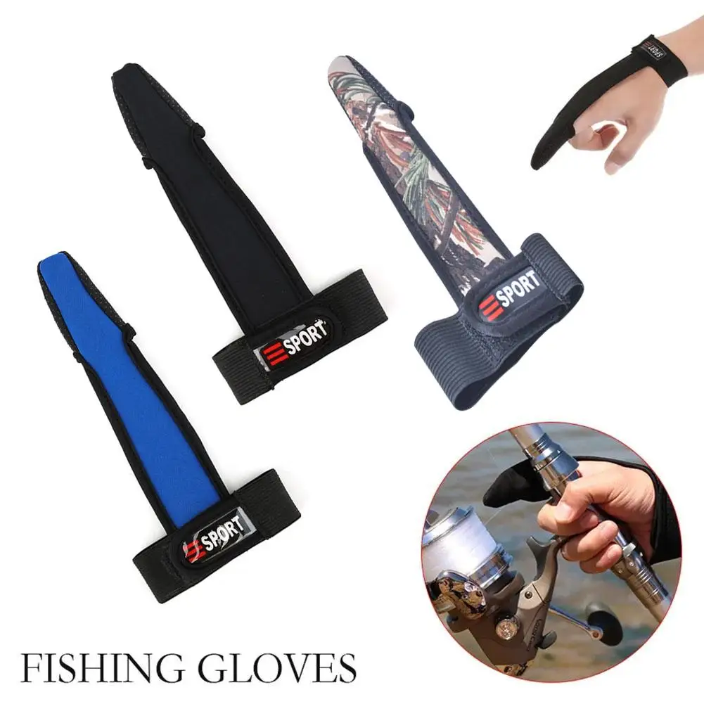 Fishing Single Finger Protector Non Slip Casting Glove Anti Cut Finger Guard Stall For Sea Carp Fishing Accessories
