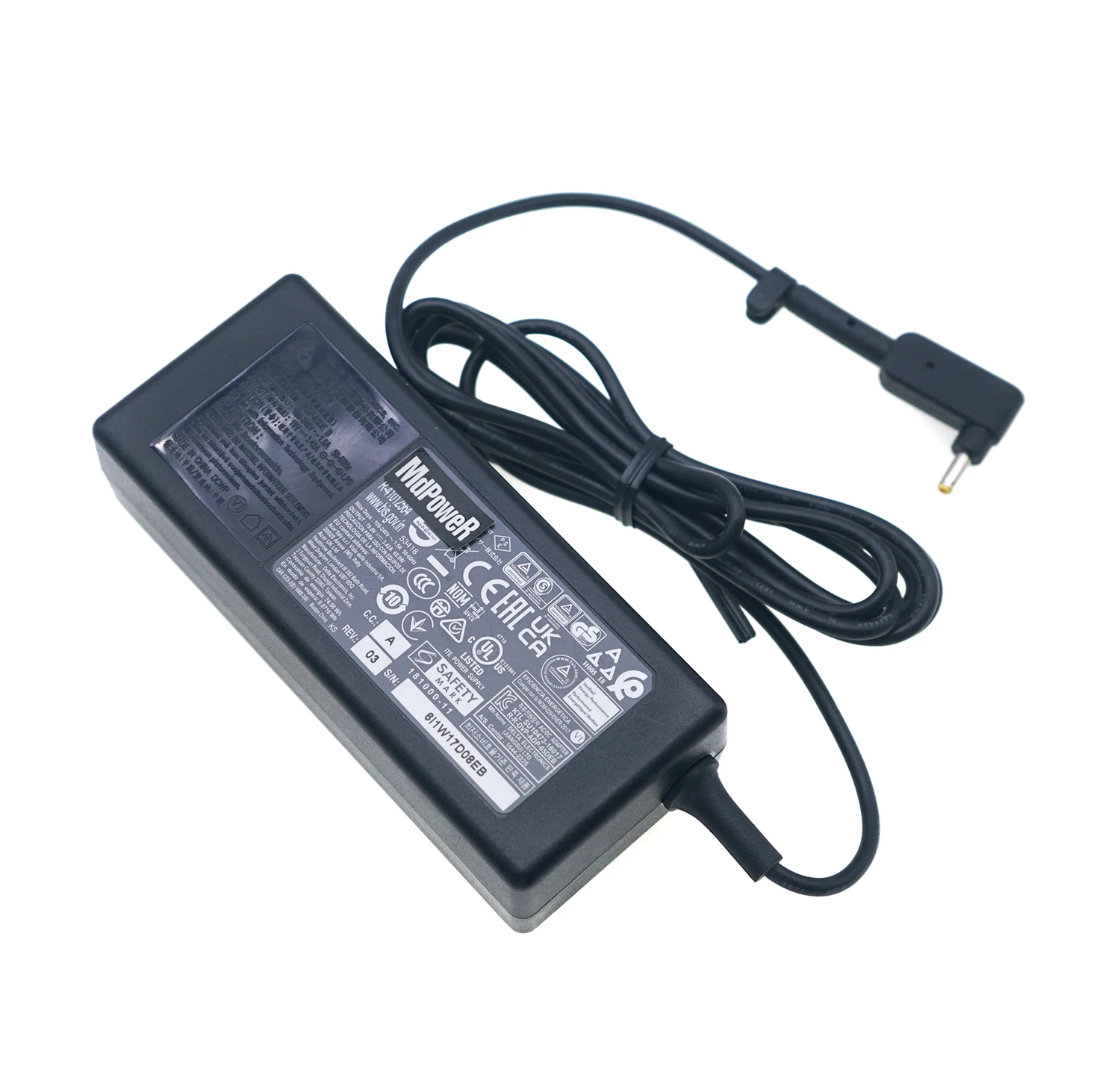 Delta ADP-65DE B 65W 19V 3.42A AC Adapter for Acer Swift 5 SF514-55T/i7-1165G7 Aspire A315-22G A315-55G A315-55KG Laptop Charger