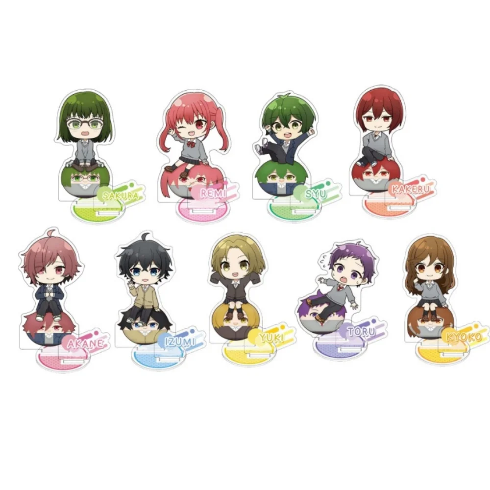 Anime Store Horimiya Kyoko Izumi Toru Yuki Kakeru Remi Koronori Double insertion AcrylicStand Desktop Decor Gifts About 10cm+6cm