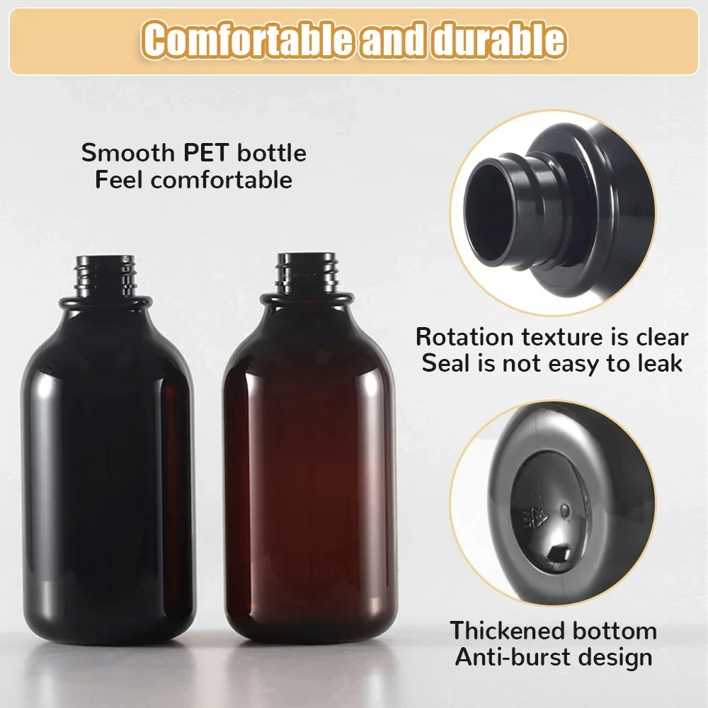 2PCS Lotion Soap Dispenser Glossy Refillable Bottle for Kitchen Sink Bathroom Shampoo Conditioner Empty Storage Jar 300/500ML