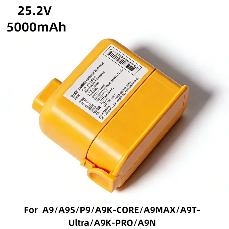 

5000mAh High Capacity Battery–Replacement for LG Cord Zero A9 A9S P9 Series A9MAX A9T-Ultra A9K-PRO A9N A9M Vacuum Cleaner Spare