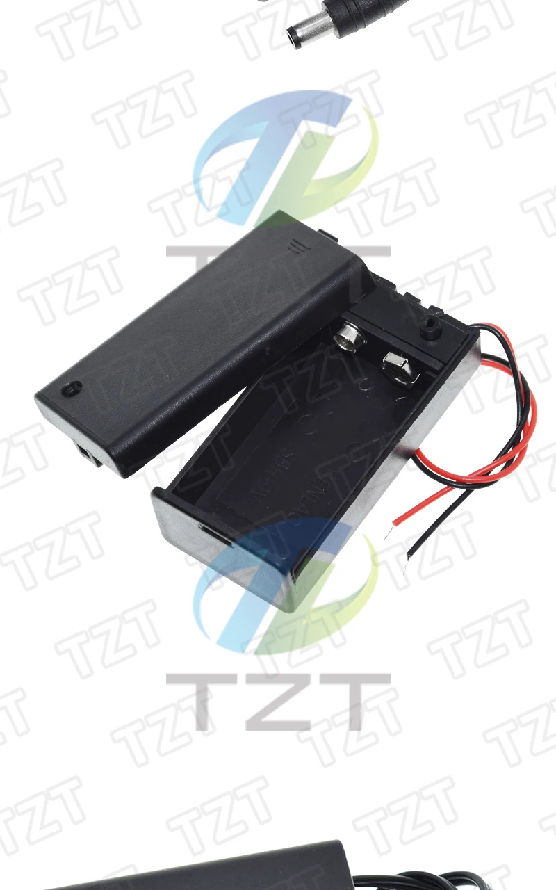 1/3 Stück 9-Volt-Batteriehalterbox PP3 9V-Batteriegehäuse mit Ein-/Ausschalter, Kabelanschluss und Abdeckung für 6F22 DIY-Hobbyprojekte – Detail 5
