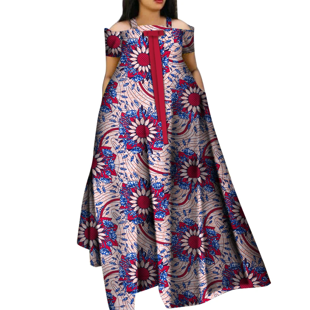 elegant-african-wax-print-women-a-line-dress-with-bow-detail-print-bazin-vestidos-dashiki-party-clothes-wy5271