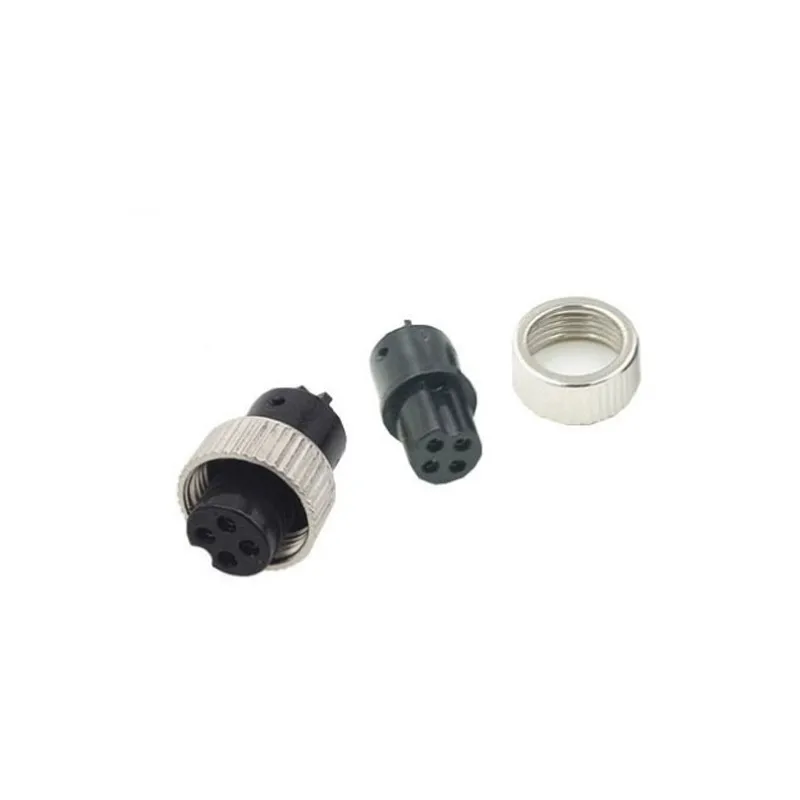 10 pieces of GX12 aviation plug simple female socket 2/3/4/5/6/7 pins