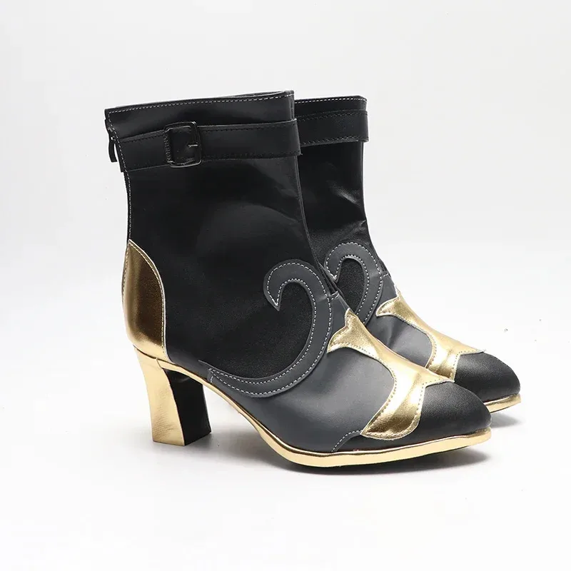 

NewNew Game Cosplay Boots Genshin Impact Neuvillette Shoes Customized Halloween Party Props In Large Sizes For Both Men And Wome
