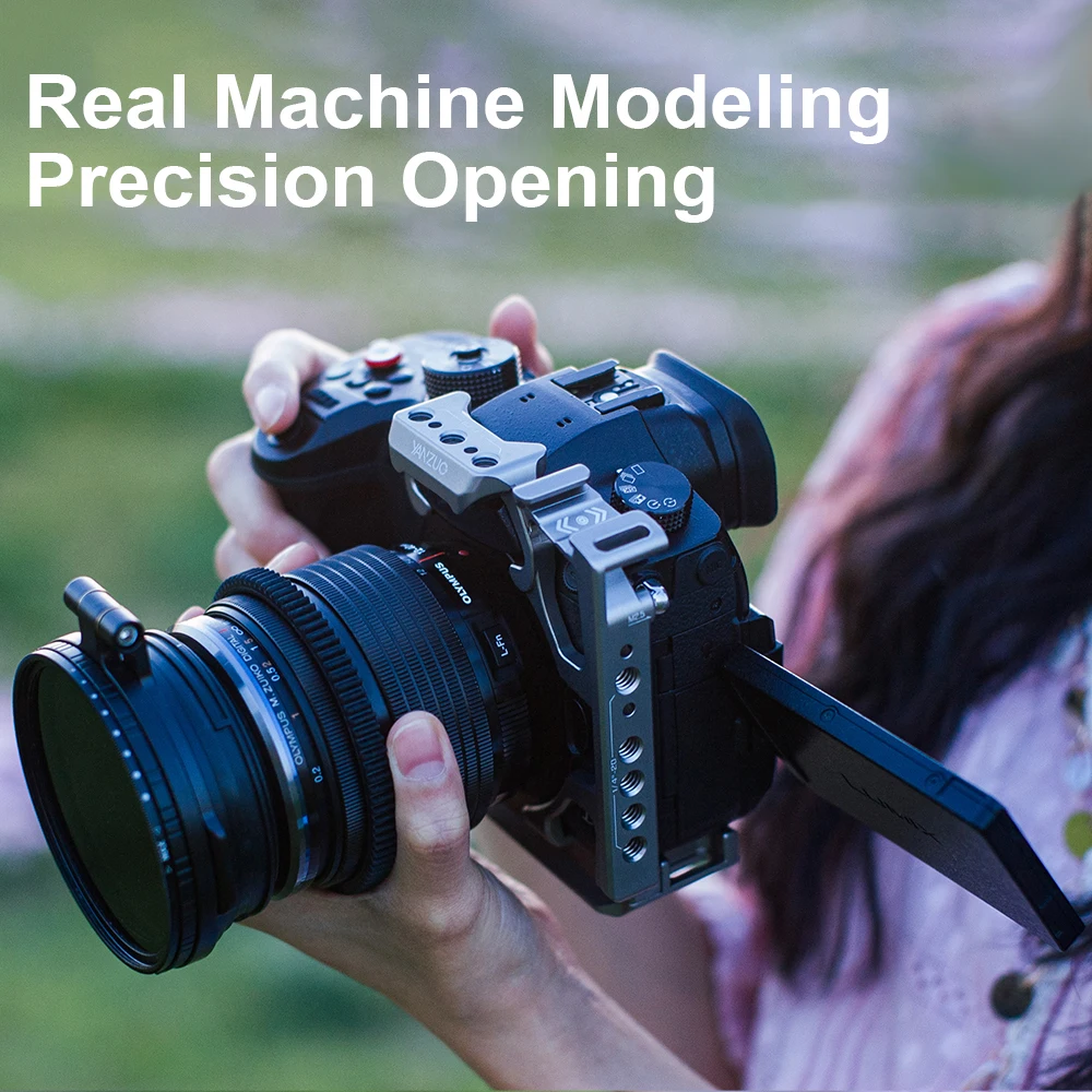 YANZUO Camera Expansion Metal Protective Frame for LUMIX GH5 Camera Rabbit Cage Gh5 Stabilizer for Horizontal Vertical Shooting